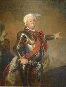 antoine pesne Portrait of Frederick William I of Prussia oil painting on canvas